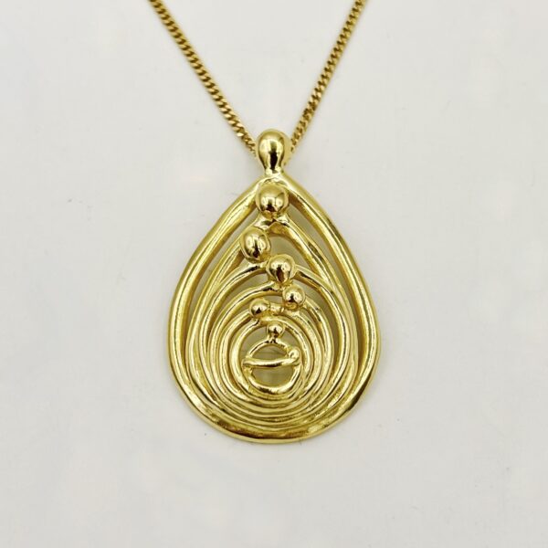 Vrouwenlijn - 18 kr goud